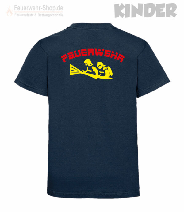 Kinderfeuerwehr Premium T-Shirt Firefighter IV – Bild 3