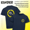 Kinderfeuerwehr Premium T-Shirt Helm mit Ortsname