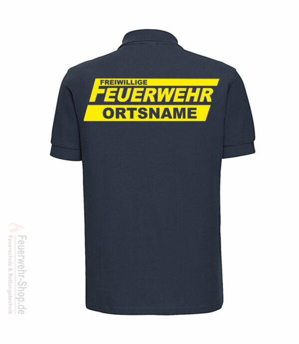 Feuerwehr Premium Poloshirt Freiwillige Feuerwehr Logo mit Ortsname