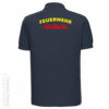 Feuerwehr Premium Poloshirt Rundlogo Flamme