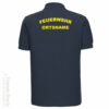 Feuerwehr Premium Poloshirt Rundlogo mit Ortsnamen