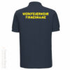 Feuerwehr Premium Poloshirt Werkfeuerwehr I mit Firmennamen