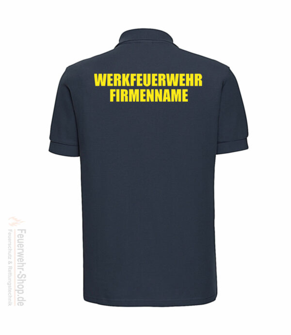 Feuerwehr Premium Poloshirt Werkfeuerwehr II mit Firmennamen