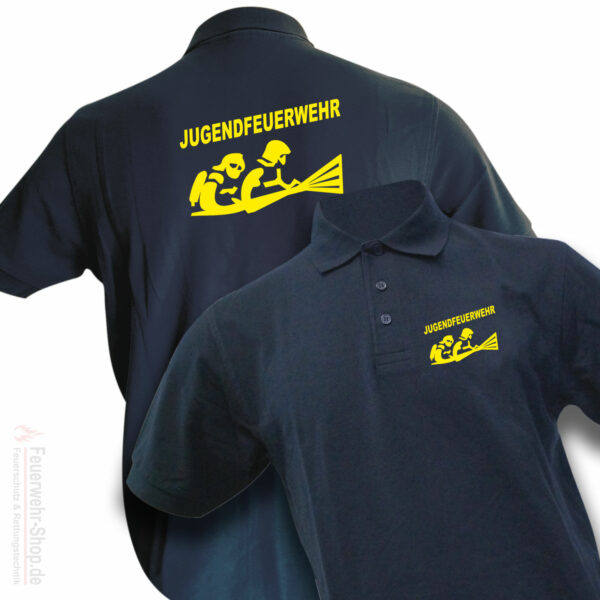 Jugendfeuerwehr Premium Poloshirt Firefighter III