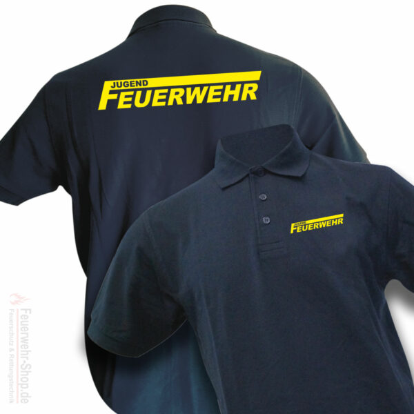 Jugendfeuerwehr Premium Poloshirt Logo