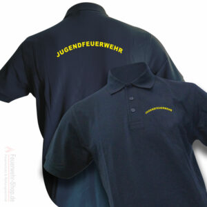 Jugendfeuerwehr Premium Poloshirt Rundlogo