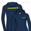 Feuerwehr Premium Damen Kapuzen-Sweatshirt Basis