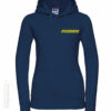 Feuerwehr Premium Damen Kapuzen-Sweatshirt Logo