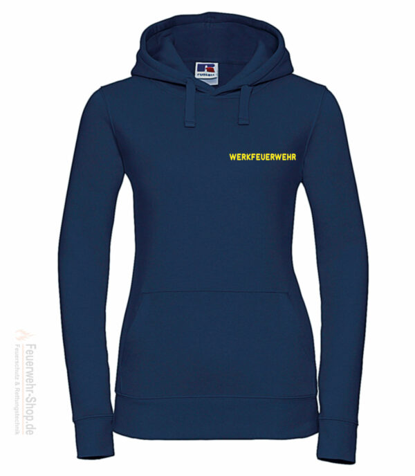 Feuerwehr Premium Damen Kapuzen-Sweatshirt Werkfeuerwehr I