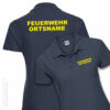Feuerwehr Premium Damen Poloshirt Basis mit Ortsname