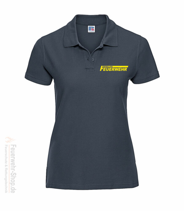 Feuerwehr Premium Damen Poloshirt Freiwillige Feuerwehr Logo