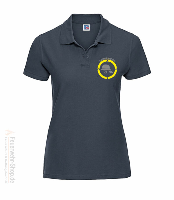 Feuerwehr Premium Damen Poloshirt Helm