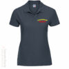 Feuerwehr Premium Damen Poloshirt Rundlogo Flamme