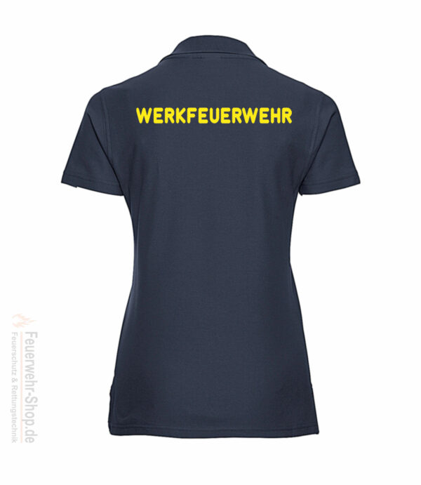 Feuerwehr Premium Damen Poloshirt Werkfeuerwehr I – Bild 3