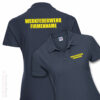 Feuerwehr Premium Damen Poloshirt Werkfeuerwehr II mit Firmennamen