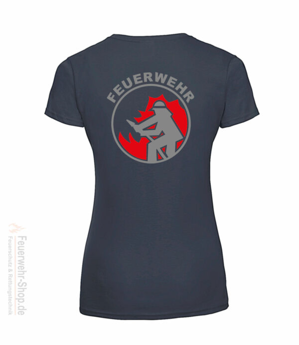 Feuerwehr Premium Damen T-Shirt Firefighter I – Bild 3