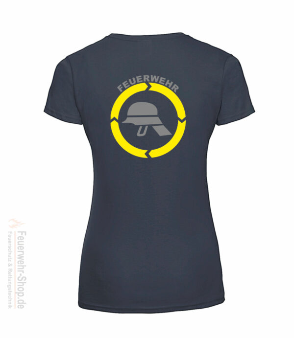 Feuerwehr Premium Damen T-Shirt Helm – Bild 3