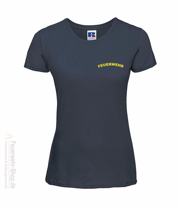 Feuerwehr Premium Damen T-Shirt Rundlogo