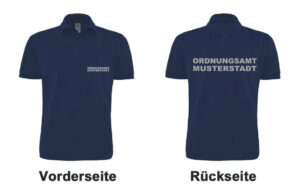 Ordnungsamt Poloshirt Modell Basis mit Musterstadt