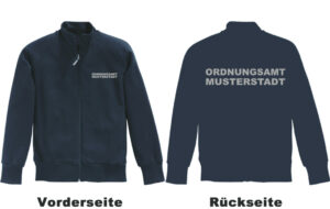 Ordnungsamt Sweatjacke Modell Basis mit Musterstadt