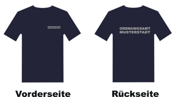 Ordnungsamt T-Shirt Modell Basis mit Musterstadt