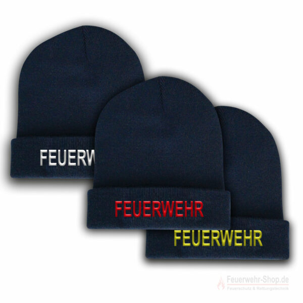 Premium Feuerwehr-Wollmütze