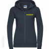 Feuerwehr Premium Damen Kapuzen-Sweatjacke Logo