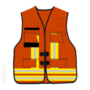 Funktions-Kennzeichnungs-Weste FW/RD Westfalen orange