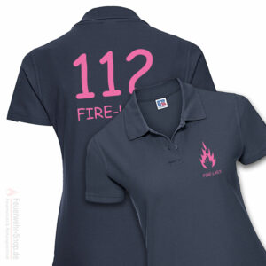 Feuerwehr Premium Damen Poloshirt Firelady