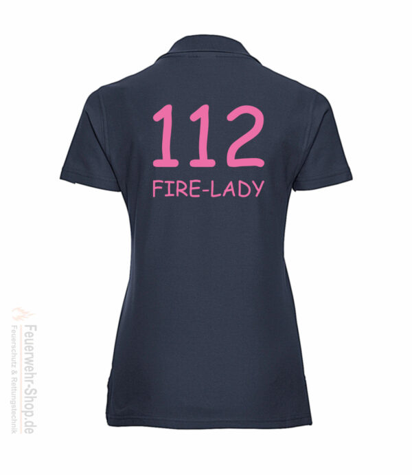 Feuerwehr Premium Damen Poloshirt Firelady – Bild 3