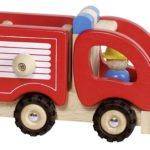 Feuerwehrauto aus Holz-0