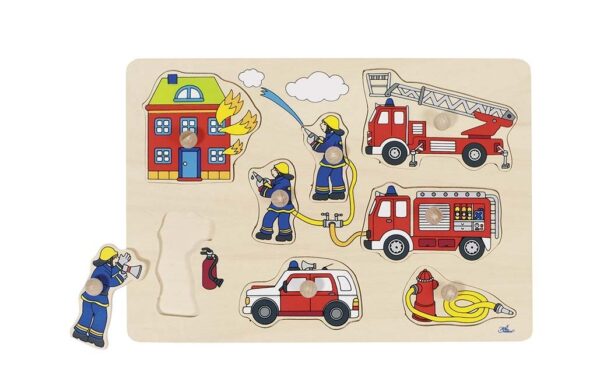 Steckpuzzle Feuerwehreinsatz -0