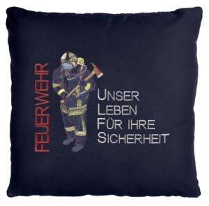 Kissen Firefighter (navyblau)-0