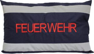 Kissen Feuerwehr (navyblau mit reflekt Streifen)-0