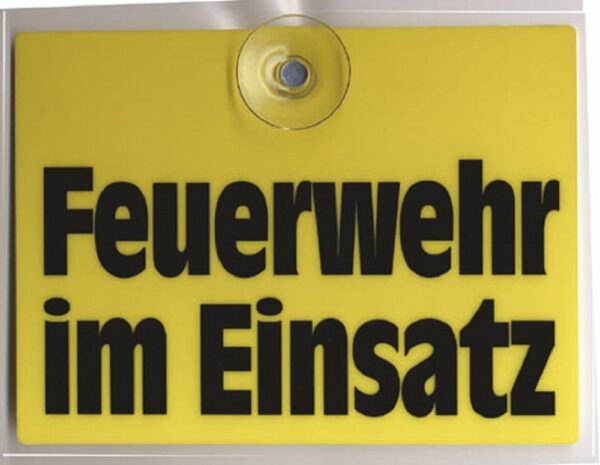 Schild Feuerwehr im Einsatz-0