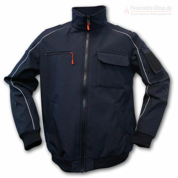 Feuerwehr Softshelljacke “Brandmeister” plus Reflektor