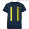 Kinderfeuerwehr Premium T-Shirt im Einsatzlook gelb/silber