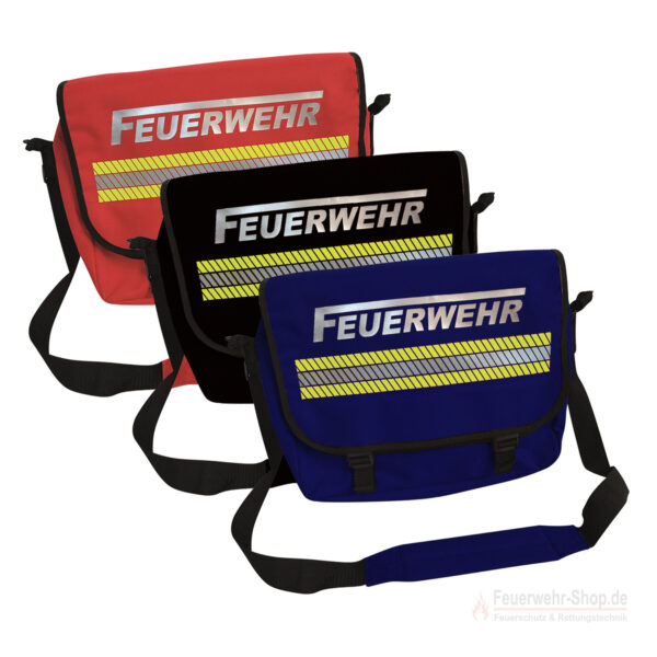 Umhängetasche Feuerwehr mit 3M Bestreifung