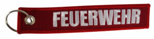 Stoffschlüsselanhänger "Feuerwehr"