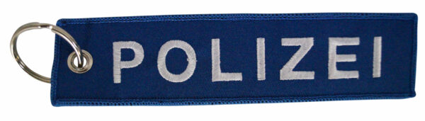 Stoffschlüsselanhänger "Polizei"