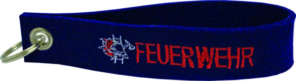 Filzschlüsselanhänger "Feuerwehr"