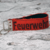 Schlüsselanhänger rot, Aufdruck „Feuerwehr