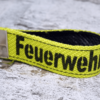 Schlüsselanhänger neongelb, Aufdruck „Feuerwehr