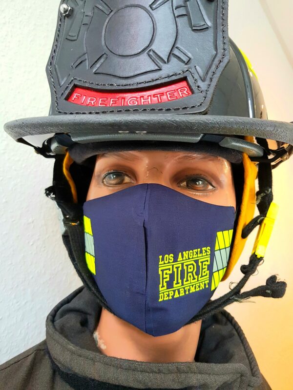 Mund-Nasenmaske Facemask Los Angeles Fire Department FDLA Limited Edition Mundschutz navy