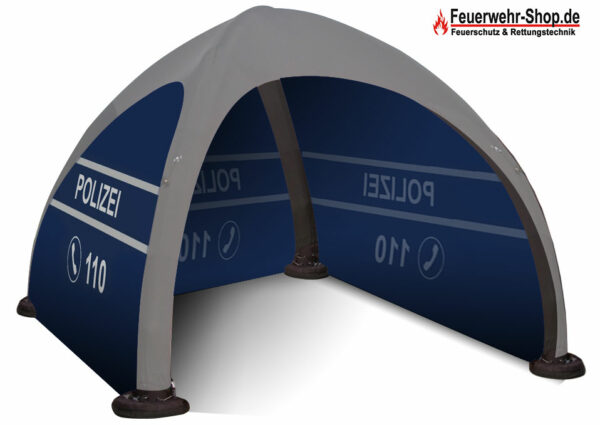 Schnelleinsatzzelt GYBE Humanity-Tent 4000 SET  Polizei