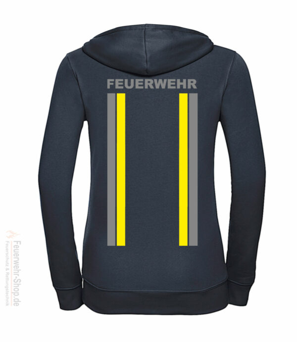 Feuerwehr Premium Damen Kapuzen-Sweatjacke Einsatzlook