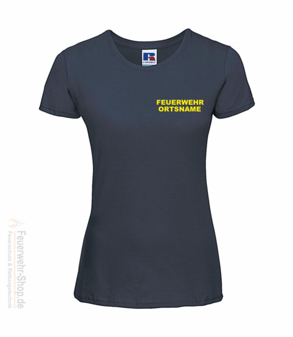 Feuerwehr Premium Damen T-Shirt Basis mit Ortsname