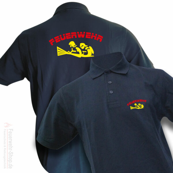 Feuerwehr Premium Poloshirt Firefighter IV