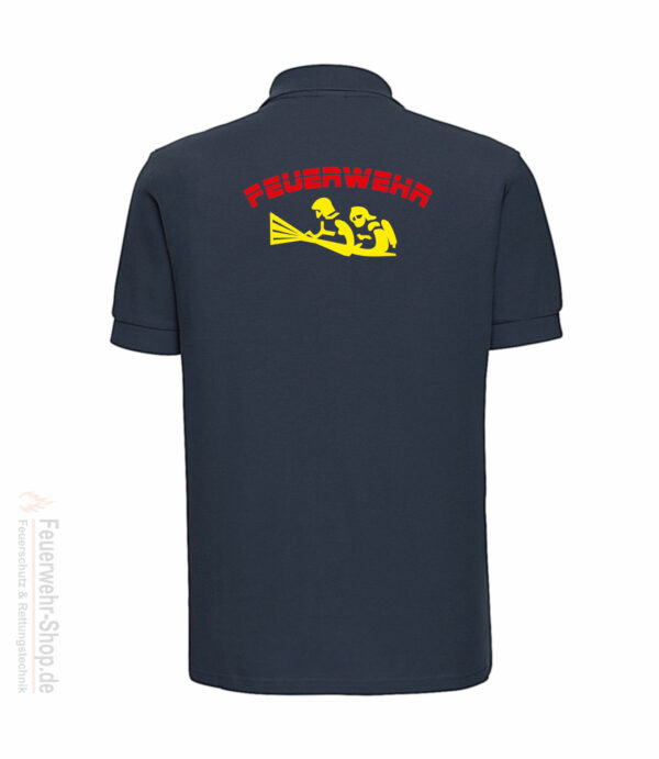 Feuerwehr Premium Poloshirt Firefighter IV – Bild 3