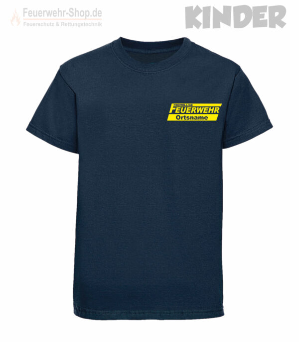 Freiwillige Feuerwehr Premium T-Shirt Logo mit Ortsname